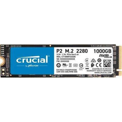 Crucial(R) P2 500GB 3D Nand NVMe PCIe M.2 Ssd
