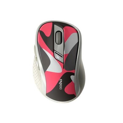 Rapoo M500 Silent Multi-Mode Wireless Mouse - Red
