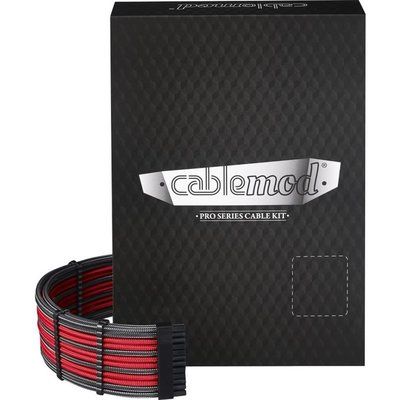 Cablemod PRO ModMesh C-Series AXi, HXi & RM Cable Kit - Carbon Grey & Red