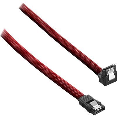 Cablemod ModMesh 30 cm Right Angle SATA 3 Cable - Red