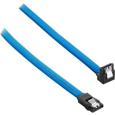 Cablemod ModMesh 30 cm Right Angle SATA 3 Cable - Light Blue