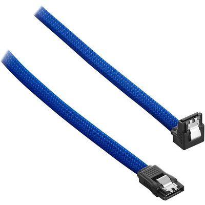 Cablemod ModMesh 60 cm Right Angle SATA 3 Cable - Blue