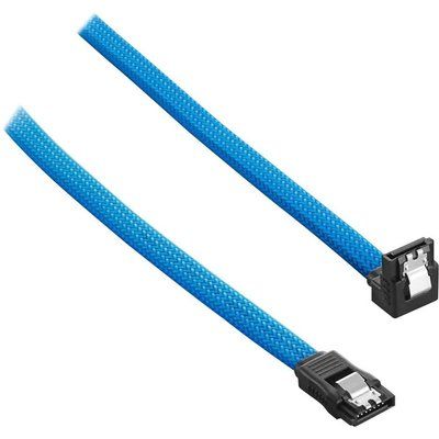 Cablemod ModMesh 60 cm Right Angle SATA 3 Cable - Light Blue
