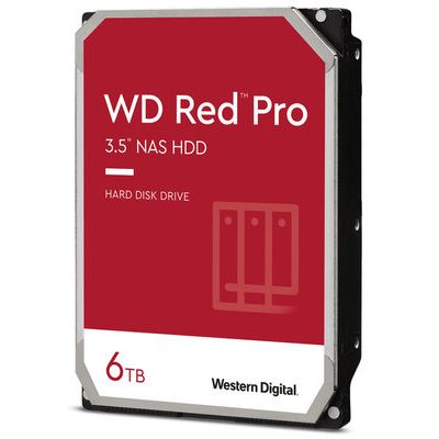 Western Digital Red Pro 6TB SATA III 3.5 NAS Internal Hard Drive