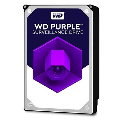 Western Digital WD Purple Surveillance Hard Drive WD121PURZ - Hard drive - 12 TB - internal - 3.5 - SATA 6Gb/s - 7200 rp