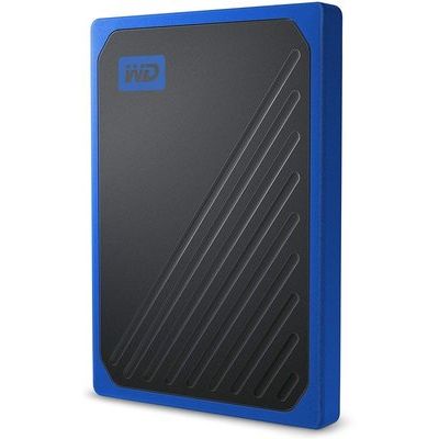 WD 2TB My Passport Go SSD Cobalt Portable External Storage, USB 3.0