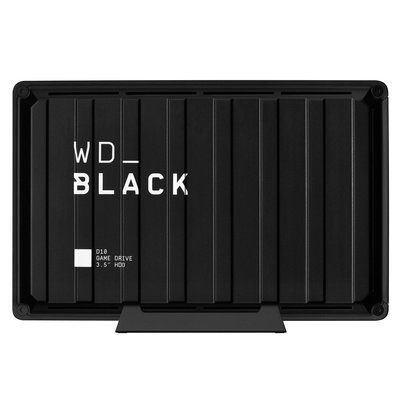 WD_Black D10 Game Drive 8TB External Portable Hard Drive/HDD - Black
