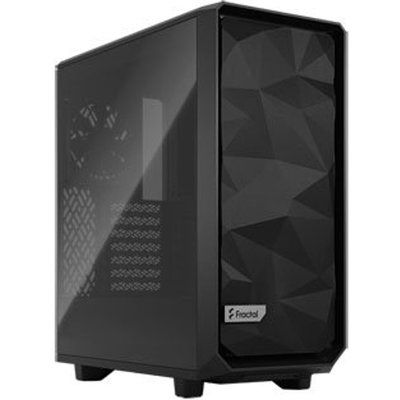 Fractal Design Fractal Meshify 2 Compact Black Mid Tower Tempered Glass PC Case