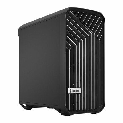 Fractal Design Torrent Compact Solid Gaming Computer Case - Black