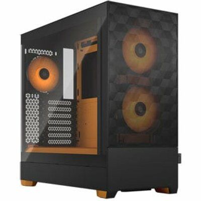 Fractal Design Fractal Pop Air RGB Orange Core Mid Tower Tempered Glass PC Case