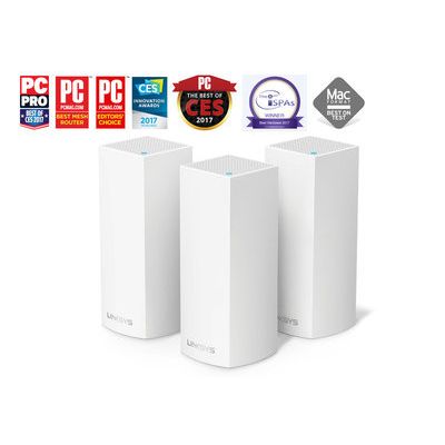 Linksys Velop Tri-Band Whole Home Mesh Wi-Fi Router - 3 Pack
