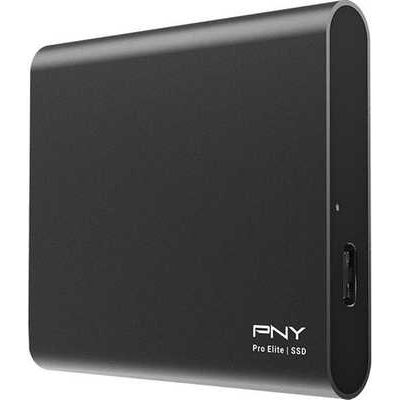 PNY Pro Elite Portable 250 GB External SSD - Dark Grey