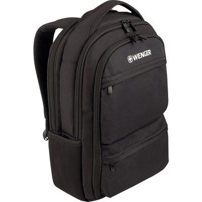 WENGER Fuse 15.6" Laptop Backpack - Black 