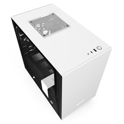 NZXT H210 Matte White / Black Mini-ITX Tower Case