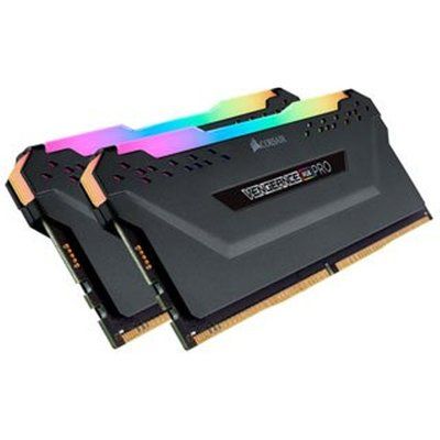 Black Corsair Vengeance RGB PRO DDR4 Memory Addressable Light Enhancement