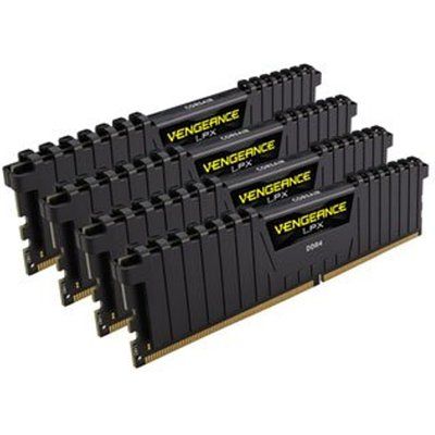 Corsair Vengeance LPX Black 32GB 3600 MHz DDR4 Quad Channel Memory Kit