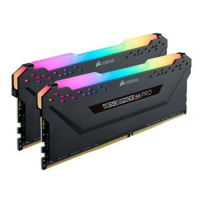 Corsair Vengeance RGB PRO Black 16GB 3600 MHz AMD Ryzen Tuned DDR4 Memory