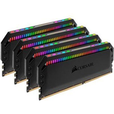 Corsair DOMINATOR® Platinum RGB Black 64GB 3600MHz 4x16GB DDR4 Memory