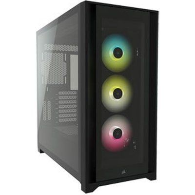 Corsair 5000X RGB Black Mid Tower Tempered Glass PC Gaming Case
