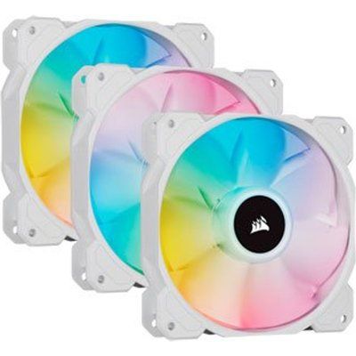 Corsair iCUE SP120 RGB ELITE White Triple 120mm PWM Fan Expansion Pack