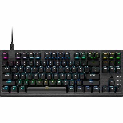 Corsair K60 RGB PRO TKL Mechanical Gaming Keyboard - Black 
