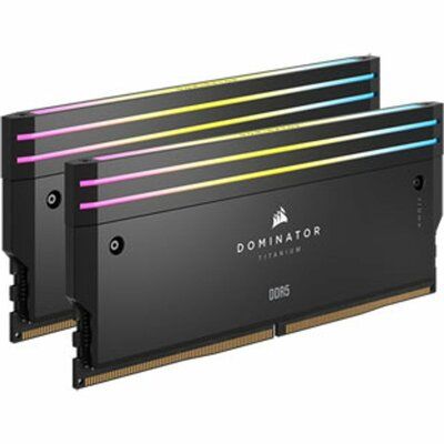 Corsair DOMINATOR Titanium RGB Black 64GB 6400MHz DDR5 Memory Kit
