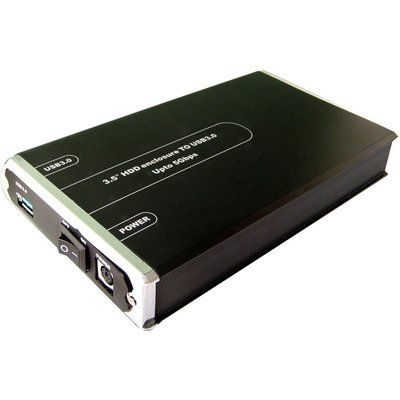 Dynamode USB-HD3.5S-3.0 3.5 USB HDD Enclosure - Black