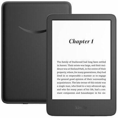 Amazon Kindle Without Ads 6" 16GB Tablet [2022] - Black