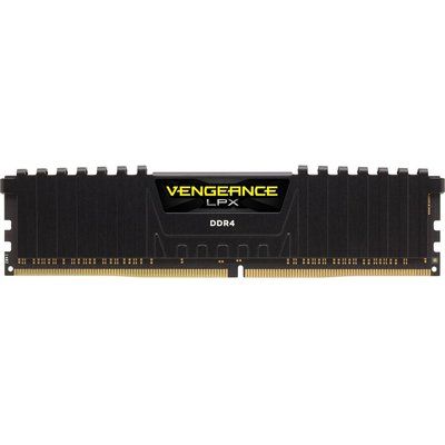 Corsair Vengeance LPX Black DDR4 PC Memory - 2 x 4 GB DIMM RAM