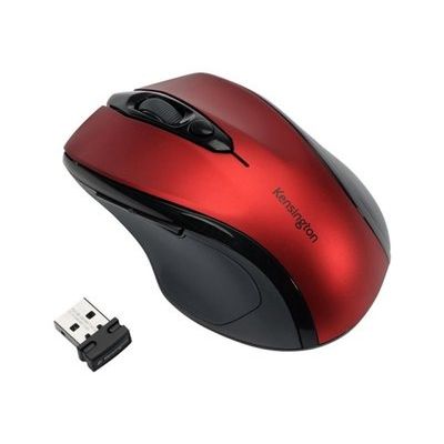 Kensington Pro Fit Mid Size Wireless Ruby Red Mouse