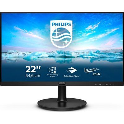 Philips 222V8LA Full HD 22" LCD Monitor - Black 