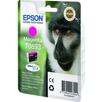 Epson Monkey T0893 Magenta Ink Cartridge