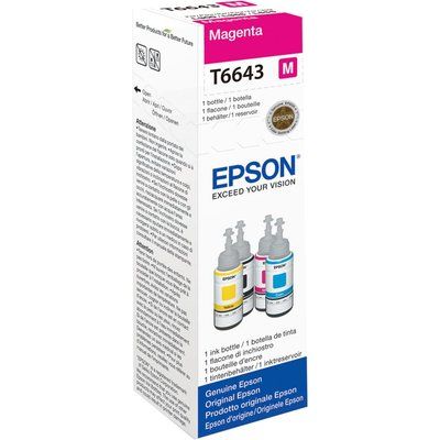 Epson T6643 Magenta Ecotank Ink Bottle - 70 ml