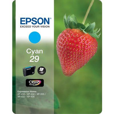 Epson Strawberry 29 Cyan Ink Cartridge, Cyan