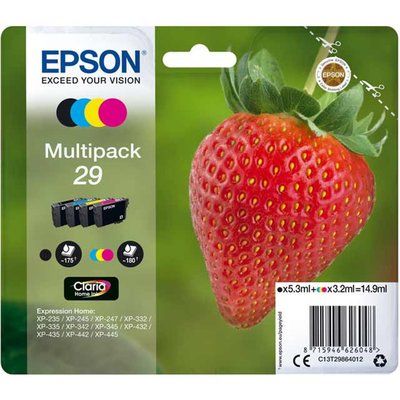 Epson Strawberry Multipack 4-colours 29 Claria Home Ink Cartridge