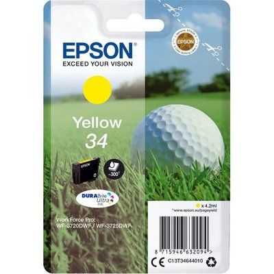 Epson Golf Ball 34 Yellow Ink Cartridge