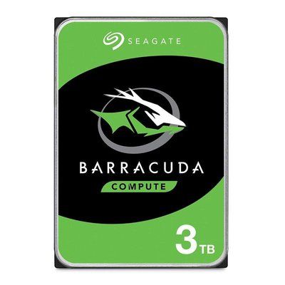 Seagate BarraCuda 3TB Desktop Hard Drive 3.5" 5400RPM 256MB Cache