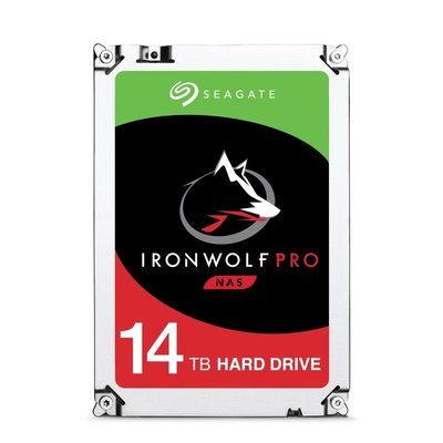 Seagate IronWolf Pro 14TB NAS Hard Drive 3.5 SATA III 6GBs 7200RPM 256MB Cache