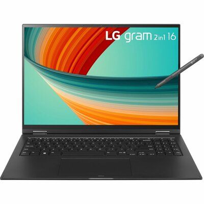 LG gram 16" 16T90R-K.AA78A1 Laptop Intel Core i7 1TB SSD 2-in-1 - Black