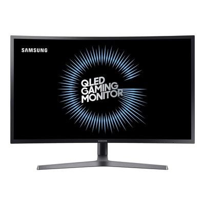 Samsung LC32HG70QQUXEN Quad HD 32" Curved QLED Gaming Monitor - Dark Blue Grey