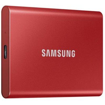 SAMSUNG T7 Red 2TB Portable SSD