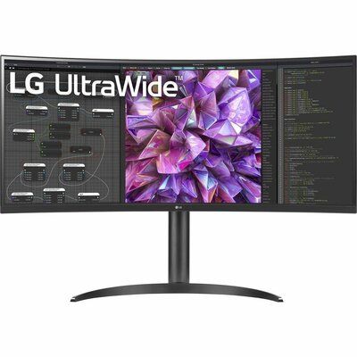 LG UltraWide 34WQ75C-B.AEK Quad HD 34" Curved IPS LCD Monitor - Black 