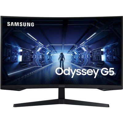 Samsung Odyssey G5 LC32G55TQWUXEN Quad HD 32" Curved LED Gaming Monitor - Black 