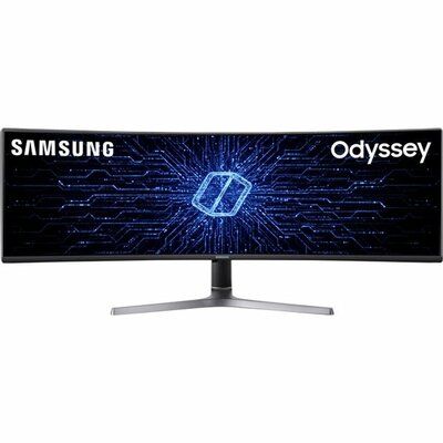 Samsung Odyssey CRG9 49" UltraWide Dual Quad HD 120Hz Curved Gaming Monitor with AMD FreeSync - Black