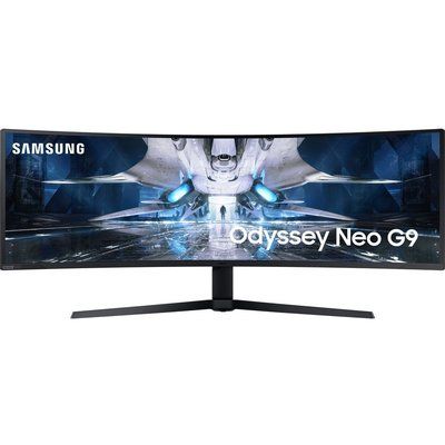 Samsung Odyssey G9 Neo LS49AG950NUXXU Quad HD 49" Curved QLED Gaming Monitor - Black & White 