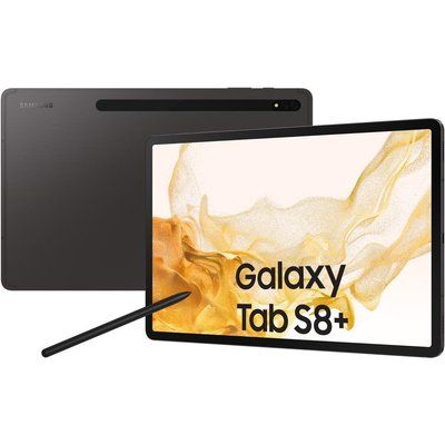 Samsung Galaxy Tab S8 Plus 12.4" Tablet - 256 GB - Grey