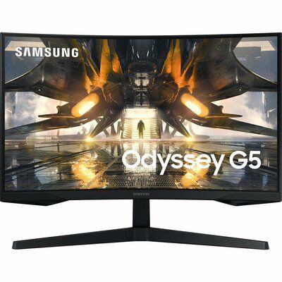 Samsung Odyssey G55A 27" Quad HD 165Hz Monitor with AMD FreeSync - Black