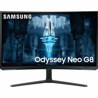 Samsung LS32BG850NPXXU Odyssey 32" 4K Ultra HD 240Hz Curved Gaming Monitor with AMD FreeSync - White