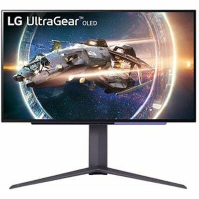LG UltraGear 27GR95QE Quad HD 27" OLED Gaming Monitor - Grey & Purple