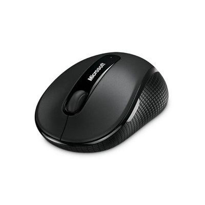 Microsoft Black Wireless Mobile Mouse 4000 - Bluetrack 2.4Ghz - USB